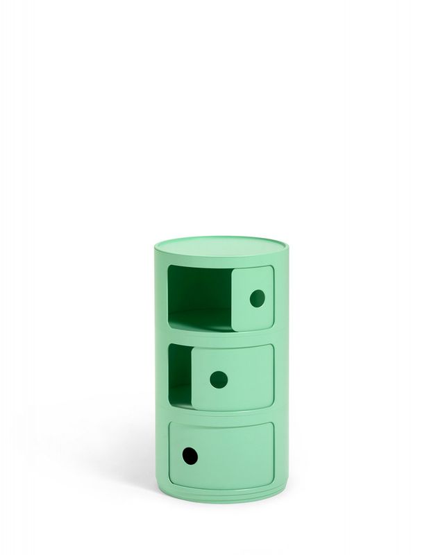 Kartell Componibili Bio Green 3 skuffer Nattbord Bord