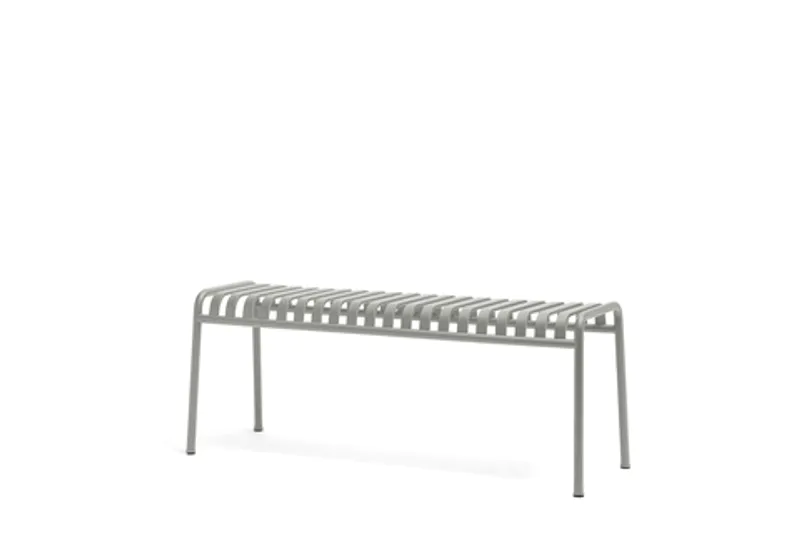 HAY Palissade Bench, 120 Sky Grey Grå Benk utebenk