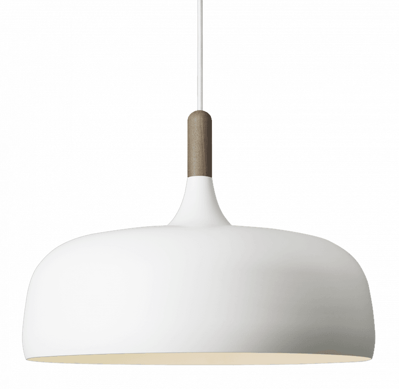 Northern Acorn Pendant Lamp White Matt, Hvit Taklampe