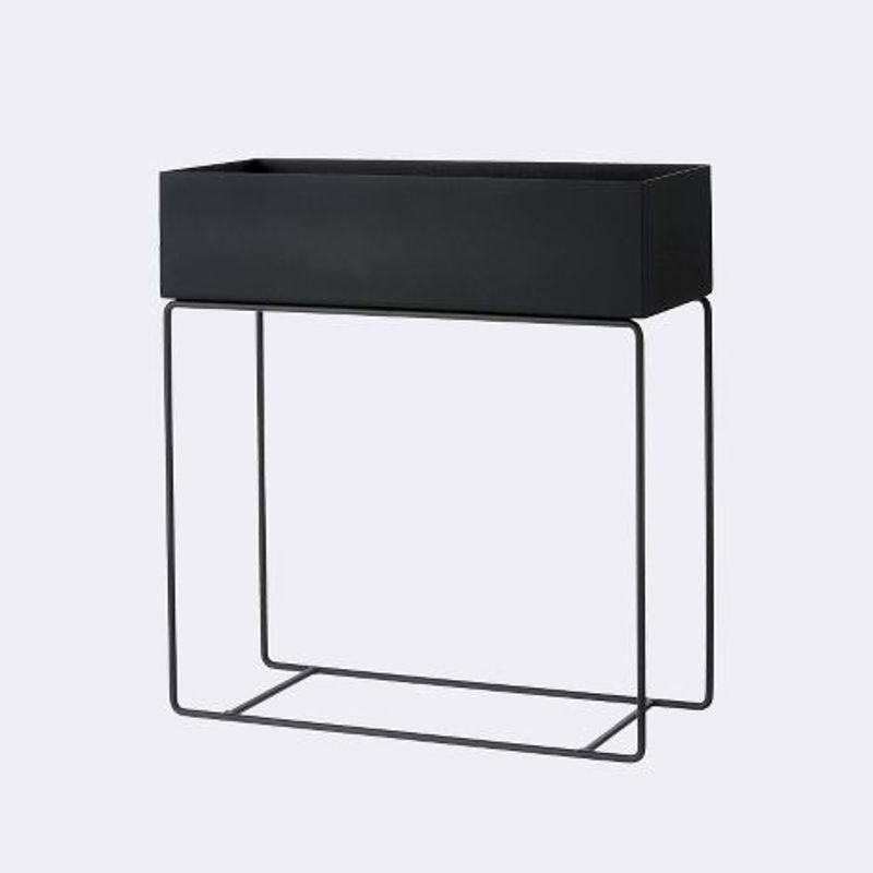 Ferm Living Plant Box Black, Svart Plantekasse