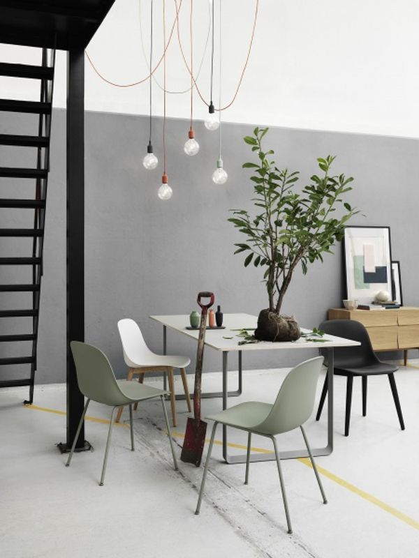 Muuto 70/70 table 225 cm Spisebord Svarte ben