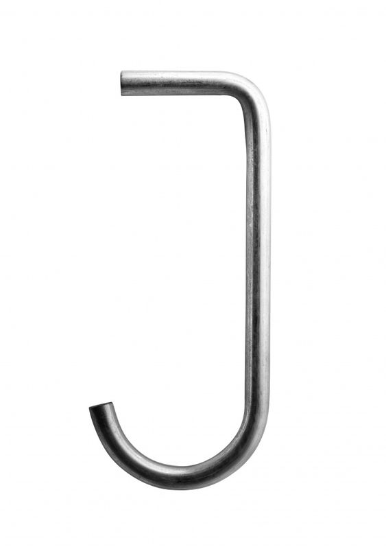 String Kroker til metallhylle, 5 stk rustfri