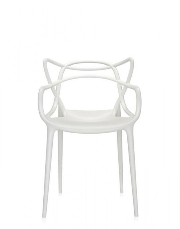 Kartell Masters dining chair White, spisestol matt hvit
