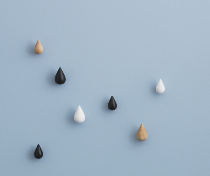 Normann Copenhagen Small Dropit Hooks 2 stk, nature Knagg