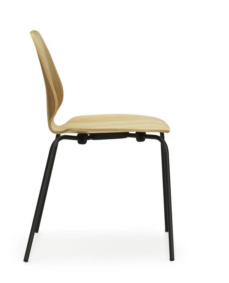 Normann Copenhagen My Chair Oak Spisestol stol Black Steel