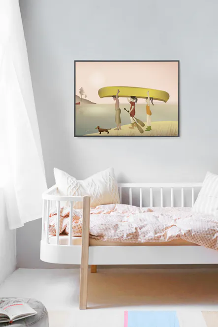 Hovedbilde VisseVasse Canoe 30x40cm