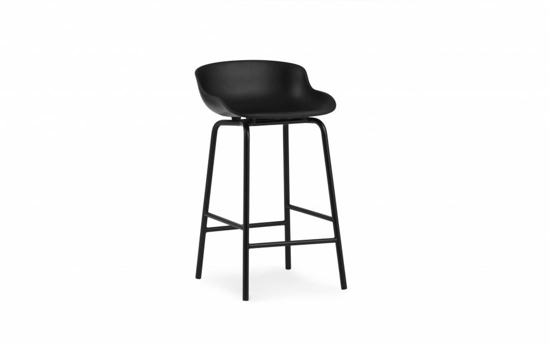 Normann Copenhagen Hyg Barstool Black, barkrakk