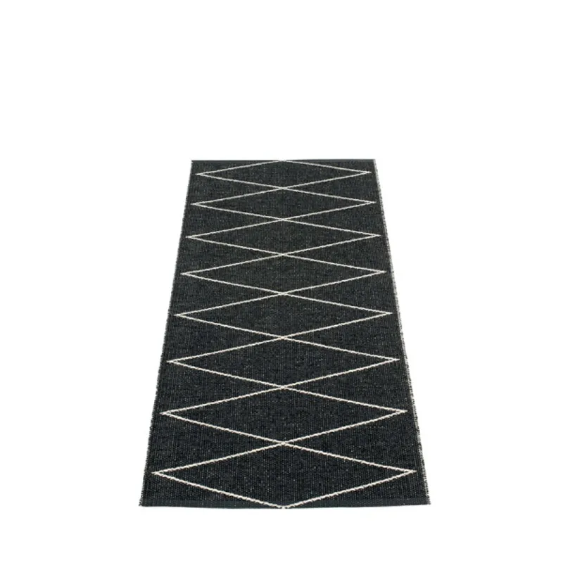 Pappelina Max Gulvløper 70x160 Black/Vanilla