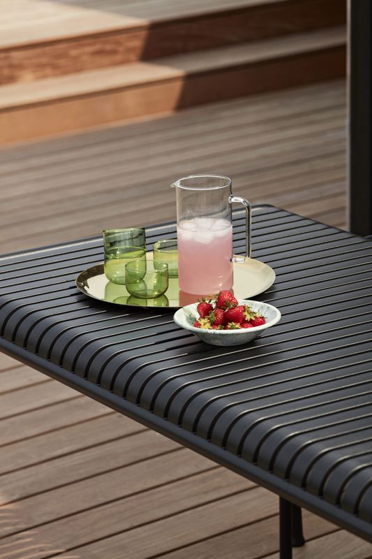 HAY Palissade Table, 170 Anthracite Spisebord, Utebord