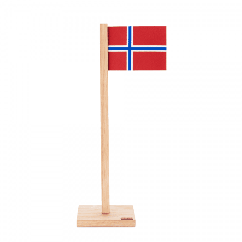 Felius Design Norsk Flagg med magnet, bursdagsflagg