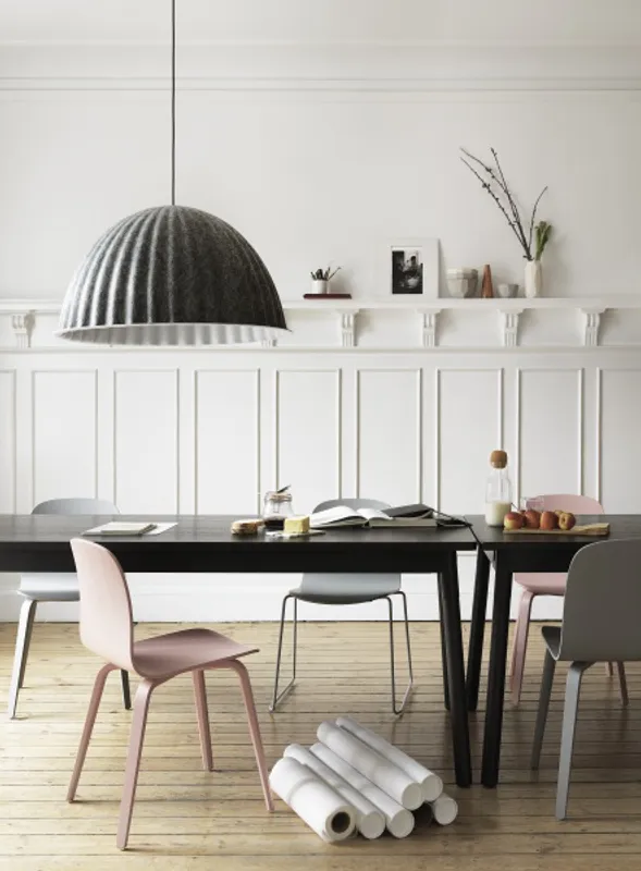 Muuto Under The bell Pendant Lamp Ø 55 cm Grey, Grå Taklampe