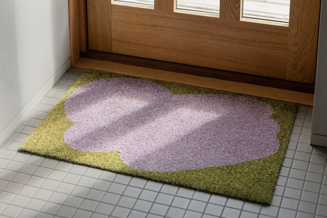 HEYMAT 58 x 81 X Sight Unseen Lilac Door Mat Dørmatte teppe