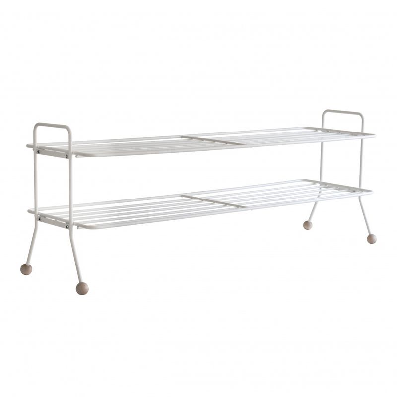 maze, Bill Shoe Shelf Large White, Hvit Skohylle