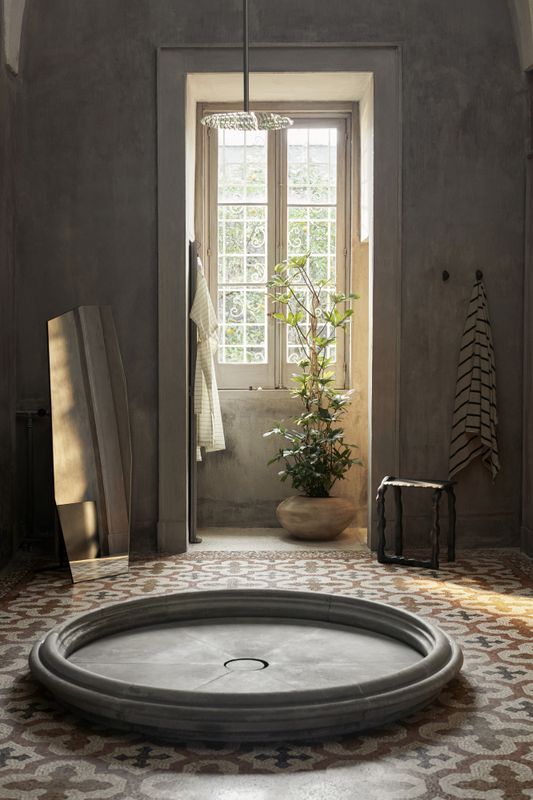 Ferm Living Dodu Pot Low Brown Blomsterpotte Plantekasse