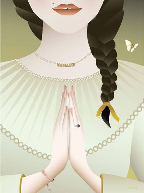 Hovedbilde VisseVasse NAMASTE 50x70