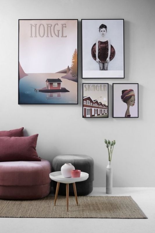 VisseVasse Fiskerhuset 50x70