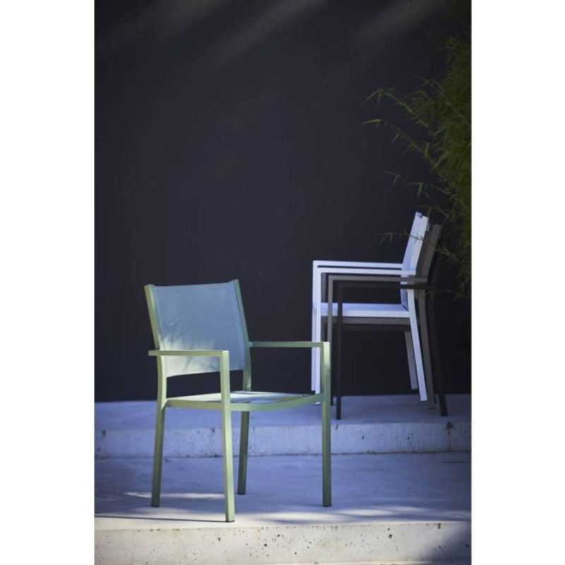 Fiam Aria Dining chair Utestol Sage Green Salvie Grønn Spisestol