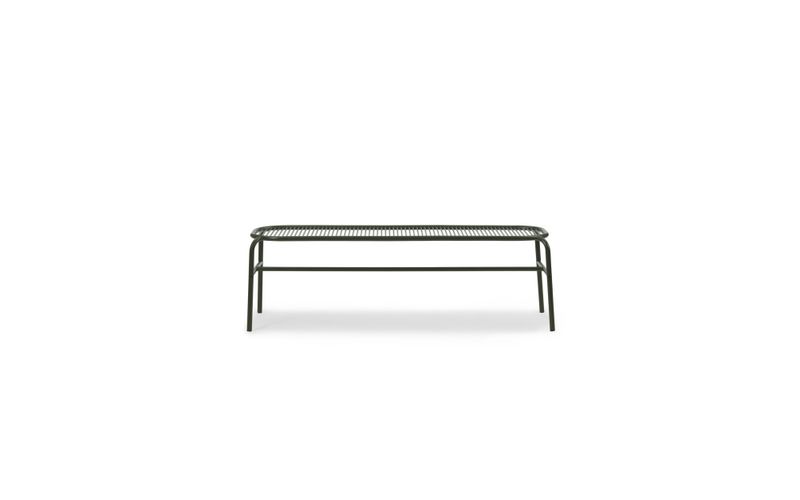 Normann Copenhagen Vig Bench Dark Green, Grønn Utebenk Hagebenk