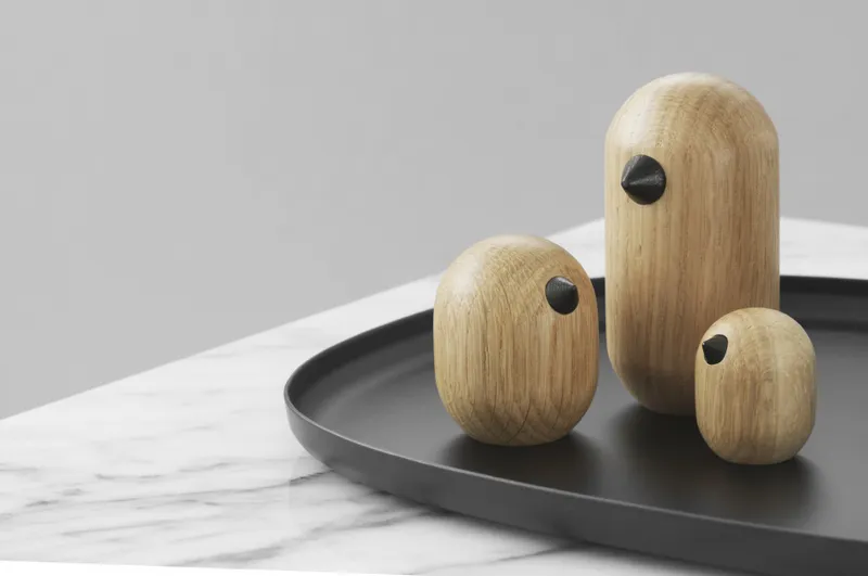 Normann Copenhagen Little Bird 13,5 cm, Oak Eik