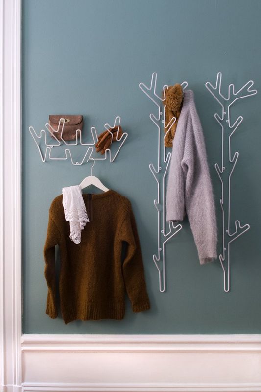 Maze Nature Branch White Hanger, Hvit Knagg Knaggrekke