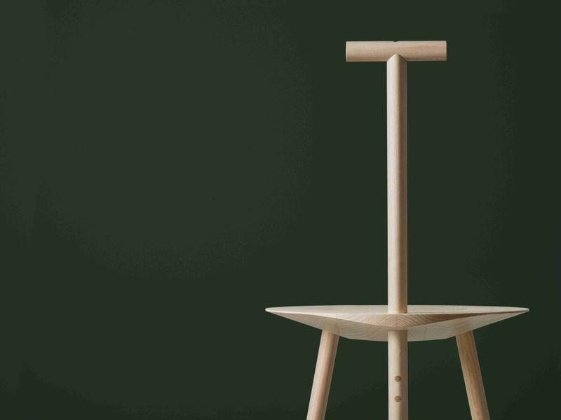 PWtbS Spade Chair Natural Ash, spisestol, stol i ask
