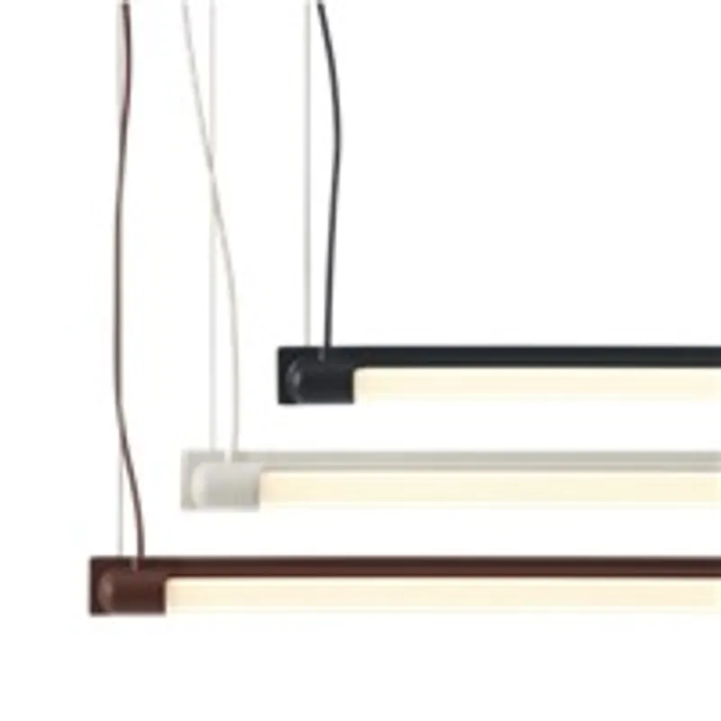 Muuto Fine Suspension Lamp 90 cm Deep Red, Rød Taklampe
