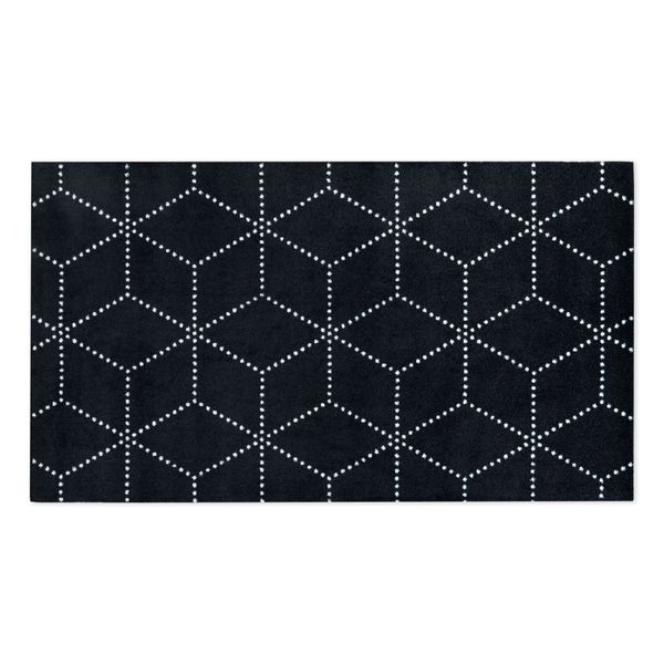 HEYMAT 85 x 150 Hagl Black Door Mat Dørmatte teppe