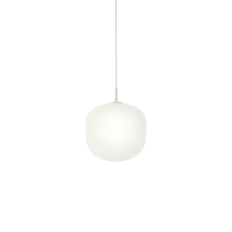 Muuto Rime Pendant Lamp Ø 25 cm, White, Hvit Taklampe Pendel