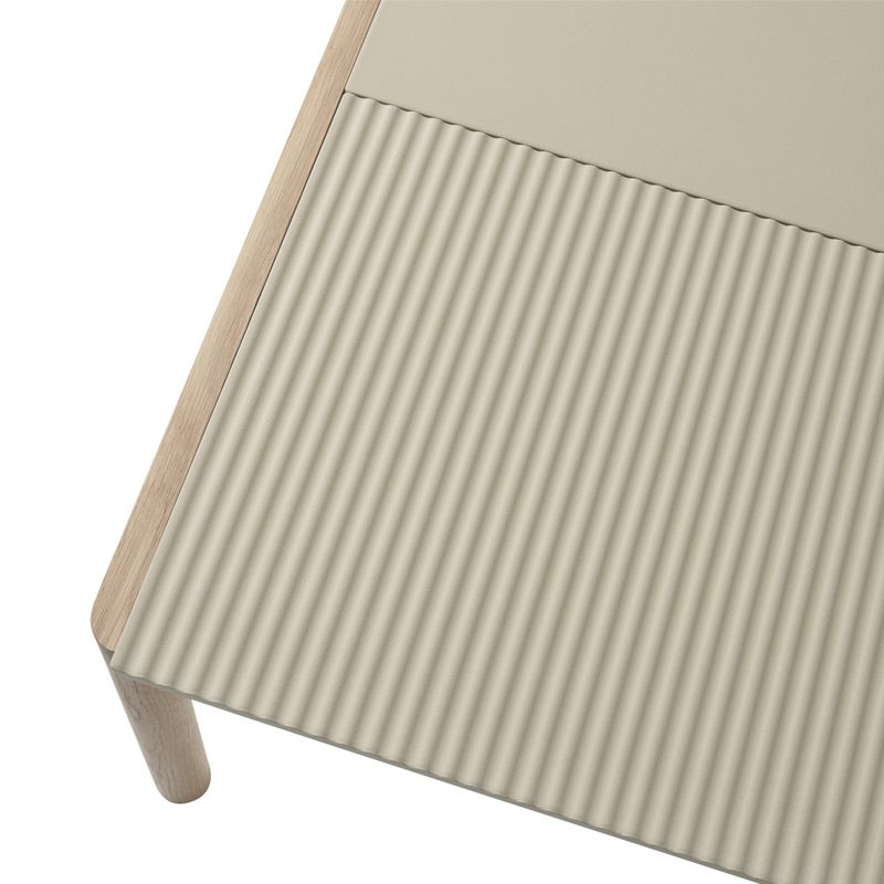Muuto Couple 3 TILE 120 x 84 x 35 coffee table Sand Oak