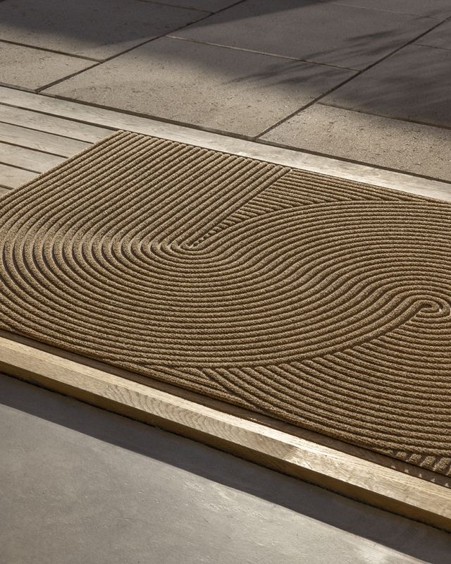 HEYMAT+  85 x 130 cm Sand Outdoor Door Mat Utendørs dørmatte