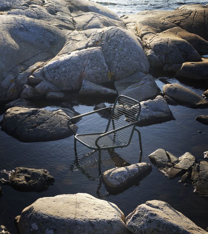 Normann Copenhagen Vig Lounge Chair Dark Green, Grønn Utestol