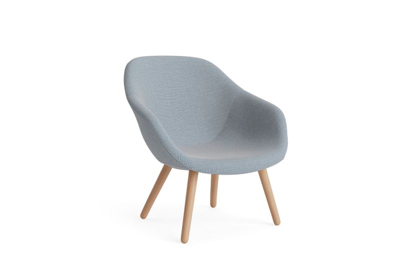 Hay AAL 82 Water based lacquered solid oak Naveli 723 Lounge Chair stol