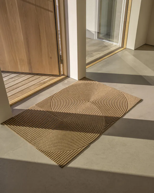 HEYMAT+  60 x 90 cm Sand Outdoor Door Mat Utendørs dørmatte