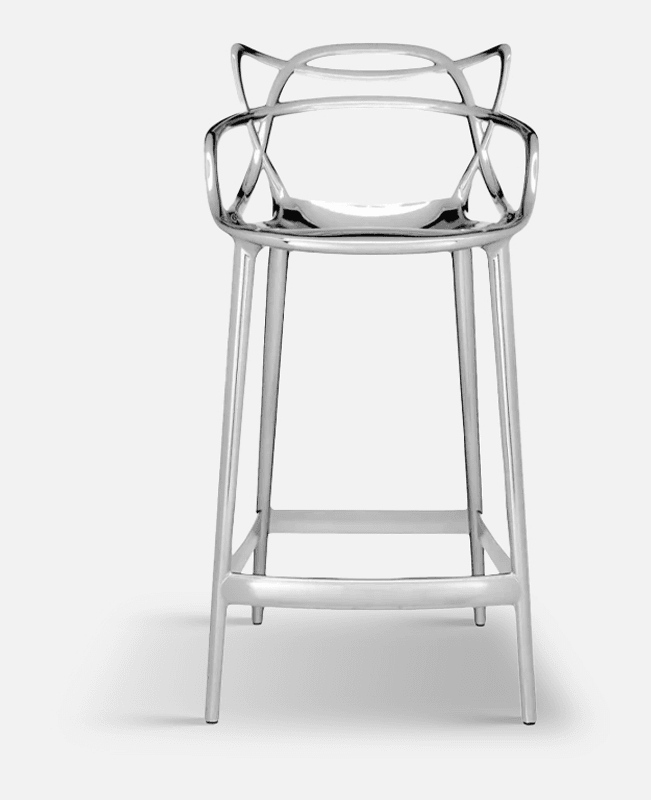 Kartell Masters barkrakk 65cm, Chrome, Krom