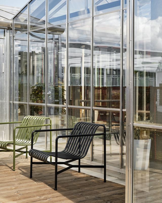 HAY Palissade Lounge Chair Low, Anthracite Hagestol Loungestol