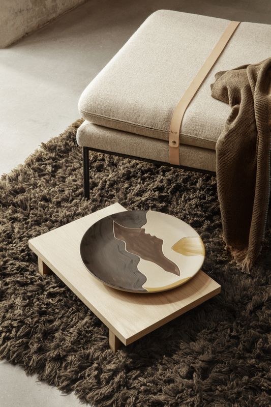 Ferm Living Kona Side Table - Natural oak Eik Sidebord