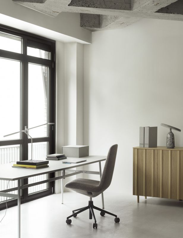 Normann Copenhagen Rib Cabinet 96 x 98,5, Oak Skap, Vitrineskap, skjenk Eik
