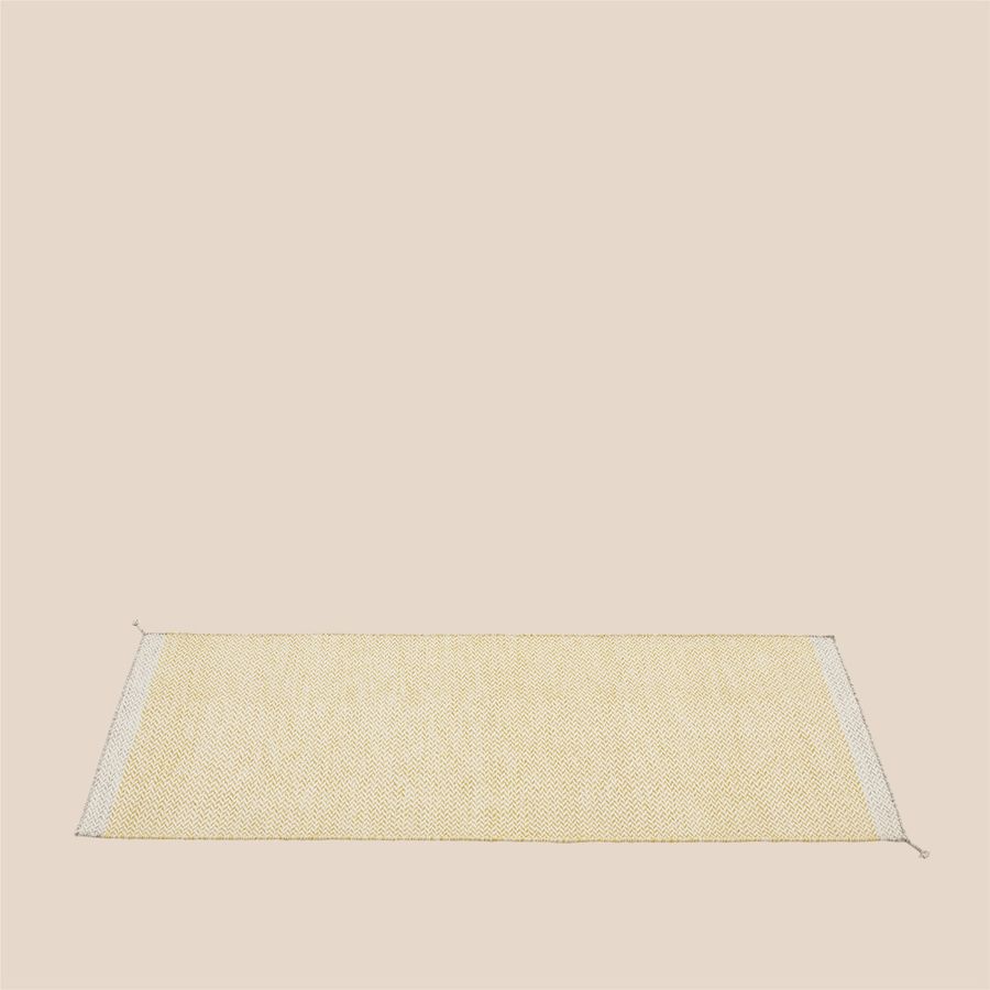 Muuto Ply Rug 80 x 200 Yellow Teppe Gul