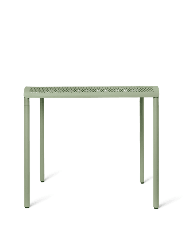 Ferm Living Dapple Dining Table - 80 x 80 - Tea Green, Grønn Utebord Spisebord