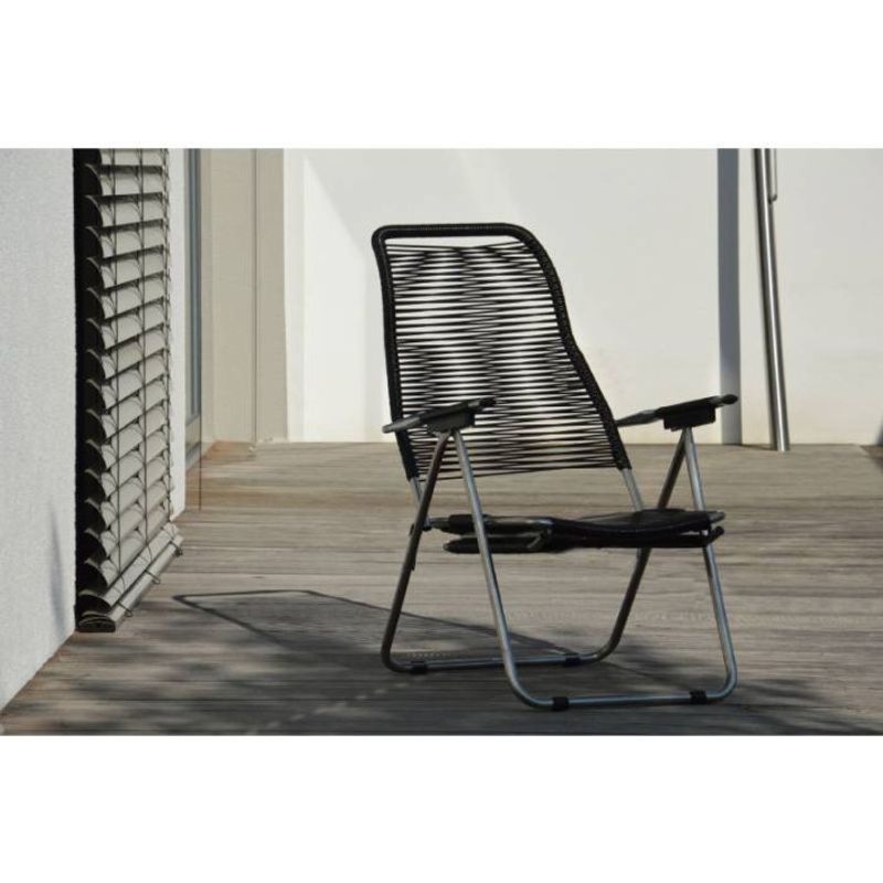 Fiam Spaghetti solstol Black -  Svart