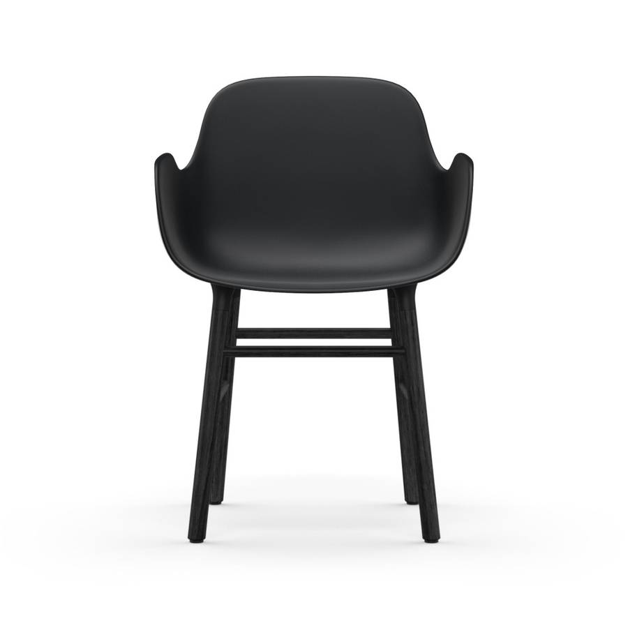 Normann Copenhagen Form Armchair Black oak Black, Svart Eik stol