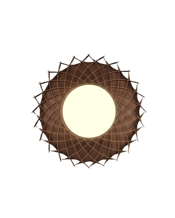 Pilke Signature 65 plafond Brown, Brun Taklampe Vegglampe