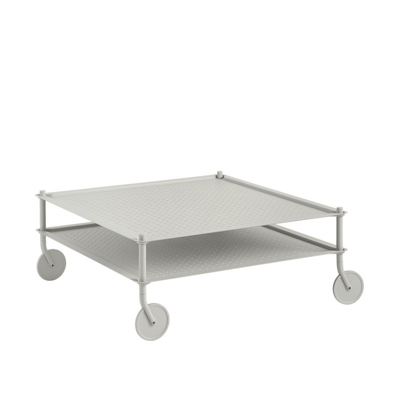  Muuto Flow Coffe Table Table  95 x 95 Grey, Grå utebord utemøbel