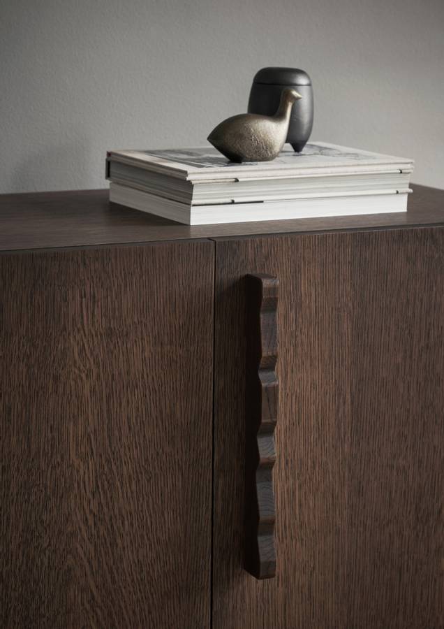 ferm Living Unda Sideboard Dark Stained Oak, Eik Skjenk