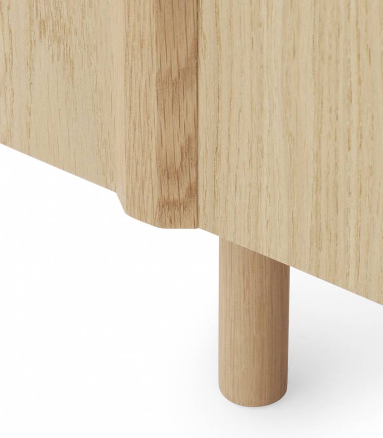 Normann Copenhagen Rib Sideboard Skjenk, Oak eik