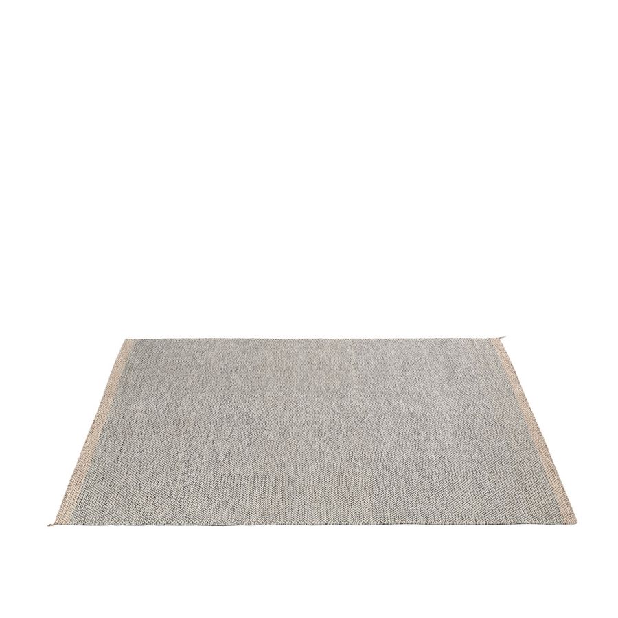 Muuto Ply Rug 200 x 300 Black White Teppe Svart Hvit