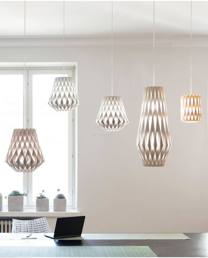 Pilke Signature 30/70 pendant Lamp White, Hvit Taklampe Pendel