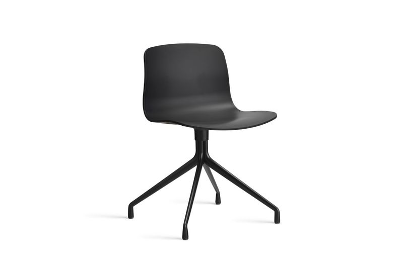HAY AAC10 Black powder coated aluminium 4 star swivel base Black 2.0 Stol 