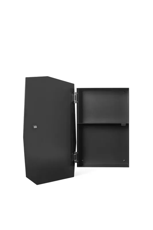 Ferm Living Shard Mirror Cabinet 37 x 57, Black Speilskap