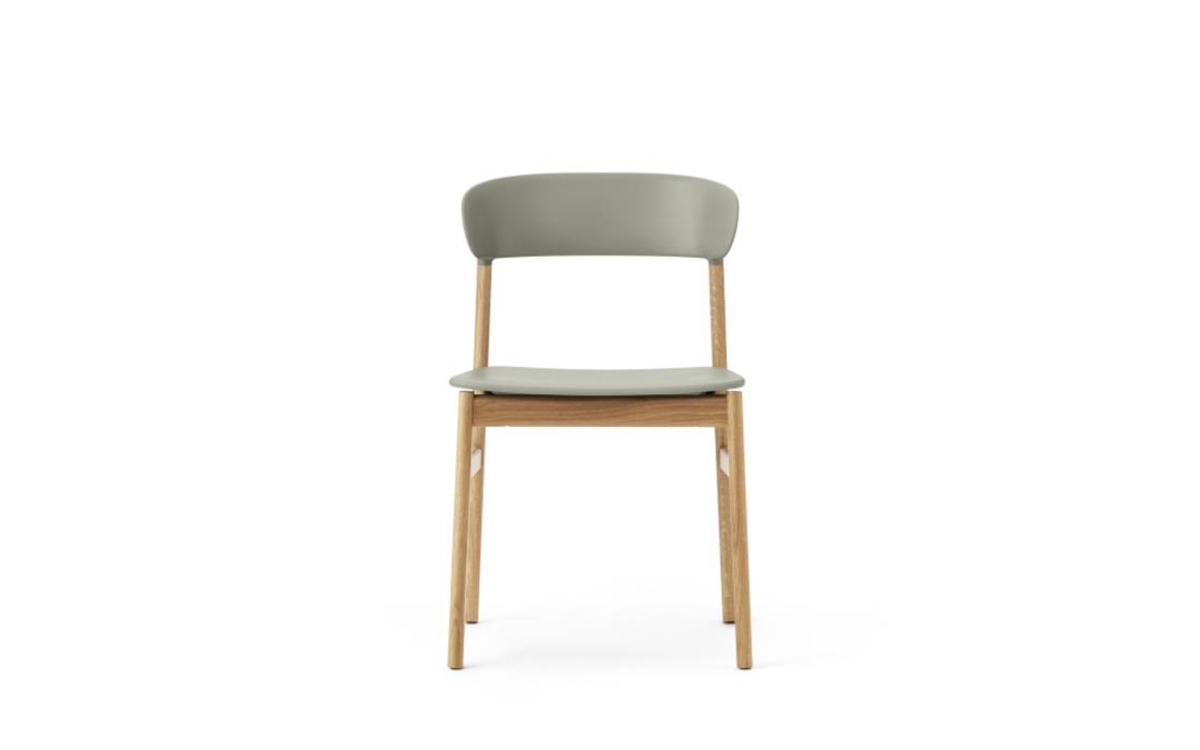 Normann Copenhagen Herit Chair, Oak Dusty Green, Grønn Spisestol